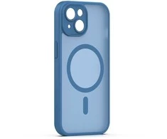 Dėklas Telforceone Mag Matt case for iPhone 14 6,1" dark mėlynas camera protection