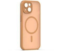 Dėklas Telforceone Mag Matt case for iPhone 15 6,1" ruda camera protection