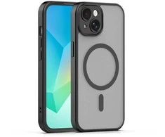 Dėklas Telforceone Mag Matt case for iPhone 15 6,1" juodas camera protection