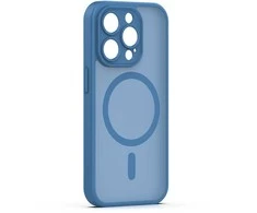 Dėklas Telforceone Mag Matt case for iPhone 15 Pro 6,1" dark mėlynas camera protection