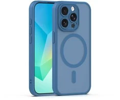 Dėklas Telforceone Mag Matt case for iPhone 15 Pro 6,1" dark mėlynas camera protection