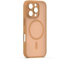 Dėklas Telforceone Mag Matt case for iPhone 16 Pro Max 6,9" ruda camera protection