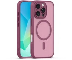 Dėklas Telforceone Mag Matt case for iPhone 16 Pro Max 6,9" maroon camera protection