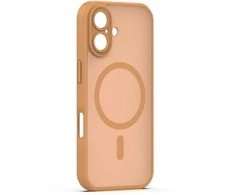 Dėklas Telforceone Mag Matt case for iPhone 16 6,1" ruda camera protection