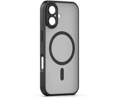 Dėklas Telforceone Mag Matt case for iPhone 16 6,1" juodas camera protection
