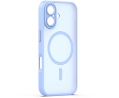 Dėklas Telforceone Mag Matt case for iPhone 17 / 18 6,3'' light mėlynas camera protection