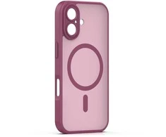 Dėklas Telforceone Mag Matt case for iPhone 17 6,3'' maroon camera protection