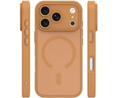 Dėklas Telforceone Mag Matt case for iPhone 17 Pro Max 6,9'' ruda precision hole