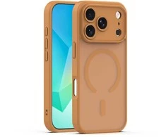Dėklas Telforceone Mag Matt case for iPhone 17 Pro Max 6,9'' ruda precision hole