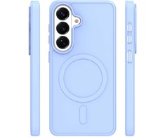 Dėklas Telforceone Mag Matt case for Samsung Galaxy S26 light mėlynas big hole
