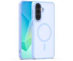 Dėklas Telforceone Mag Matt case for Samsung Galaxy A57 light mėlynas big hole