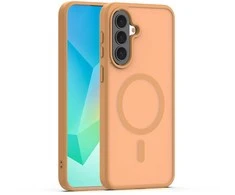 Dėklas Telforceone Mag Matt case for Samsung Galaxy A37 5G ruda big hole