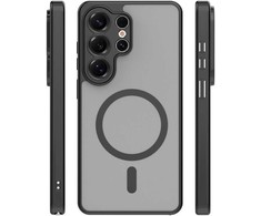 Dėklas Telforceone Mag Matt case for Samsung Galaxy S26 Ultra juodas camera protection
