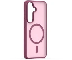 Dėklas Telforceone Mag Matt case for Samsung Galaxy S26 Plus maroon big hole