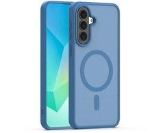 Dėklas Telforceone Mag Matt case for Samsung Galaxy A37 5G dark mėlynas big hole