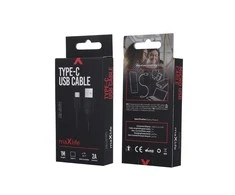 TelForceone Maxlife kabelis USB - microUSB 1,0 m 2A juodos spalvos