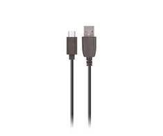 TelForceone Maxlife kabelis USB - microUSB 1,0 m 2A juodos spalvos