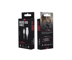Maxlife laidas USB – microUSB 1,0 m 2A baltas
