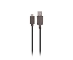 TelForceone Maxlife kabelis USB - USB-C 0,2 m 2A juodos spalvos