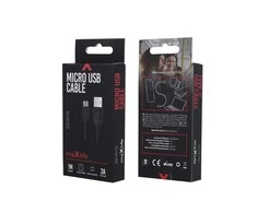 Maxlife USB – USB-C laidas 1,0 m 2A juodas