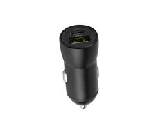 TelForceone Maxlife MXCC-04 PD QC automobilinis įkroviklis 1x USB-C 1x USB 20W juodas