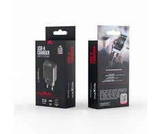 Telforceone Maxlife MXTC-11 charger 1x USB-A 2,1A juodas