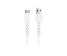 Maxlife MXUC-04 kabelis USB - USB-C 1,0 m 3A baltos spalvos