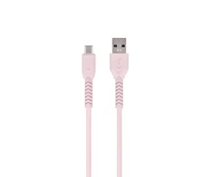 Maxlife MXUC-04 laidas USB – USB-C 1,0 m 3A rožinis