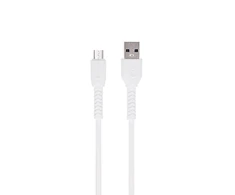 Maxlife MXUC-04 laidas USB – microUSB 1,0 m 3A baltas