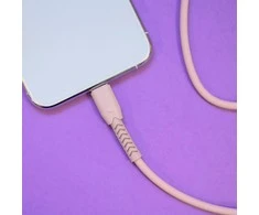 Maxlife MXUC-04 kabelis USB - USB-C 1,0 m 3A rožinės spalvos