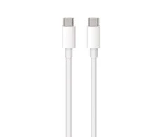 TelForceone Maxlife MXUC-05 kabelis USB-C - USB-C 2,0 m 100W baltos spalvos