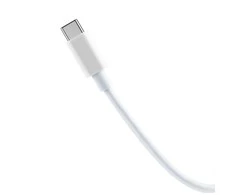 TelForceone Maxlife MXUC-05 kabelis USB-C - USB-C 2,0 m 100W baltos spalvos