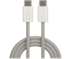 Maxlife MXUC-06 kabelis USB-C - USB-C 1,0 m 20W pilkas nylon
