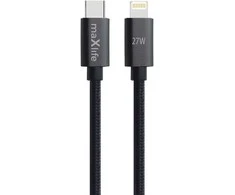 Telforceone Maxlife MXUC-12 cable USB-C - Lightning 2,0 m 27W juodas