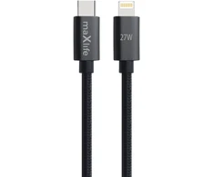 Telforceone Maxlife MXUC-12 cable USB-C - Lightning 3,0 m 27W juodas