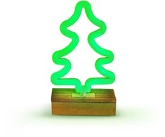 Neon Wood Stand LED Kalėdų Eglutė žalia FLNW03 Forever Light