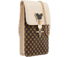Telforceone PHONE BAG MOUSE 19*12*2 CM BEIGE