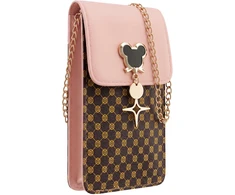 Telforceone PHONE BAG MOUSE 19*12*2 CM Rožinis