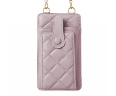 Telforceone QUILTED PHONE BAG 19*10,5*2CM PURPLE
