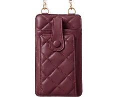 Telforceone QUILTED PHONE BAG 19*10,5*2CM Raudonas