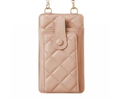 Telforceone QUILTED PHONE BAG 19*10,5*2CM Rožinis