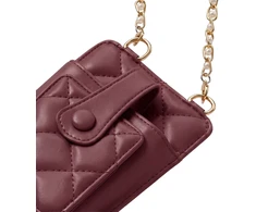 Telforceone QUILTED PHONE BAG 19*10,5*2CM Raudonas