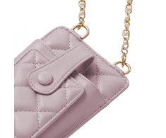 Telforceone QUILTED PHONE BAG 19*10,5*2CM PURPLE