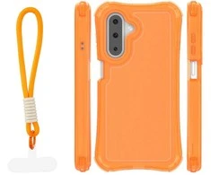 Dėklas Telforceone Safepop case with strap for A17 4G / A17 5G / A26 5G oranžinis