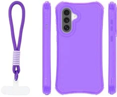 Dėklas Telforceone Safepop case with strap for Samsung Galaxy A57 5G violetinė