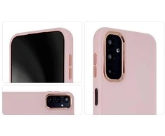 Tecto Shield Satin Touch dėklas Samsung Galaxy S24 Plus rožinis