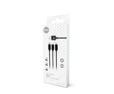 Setty 3in1 micro-USB+8PIN+type-C laidas