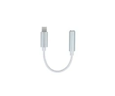 TelForceone Setty adapteris "Lightning" - 3,5 mm garso lizdas baltas