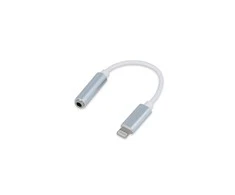 TelForceone Setty adapteris "Lightning" - 3,5 mm garso lizdas baltas