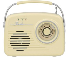 Telforceone Setty Bluetooth garsiakalbis with radio Retro P350 beige
